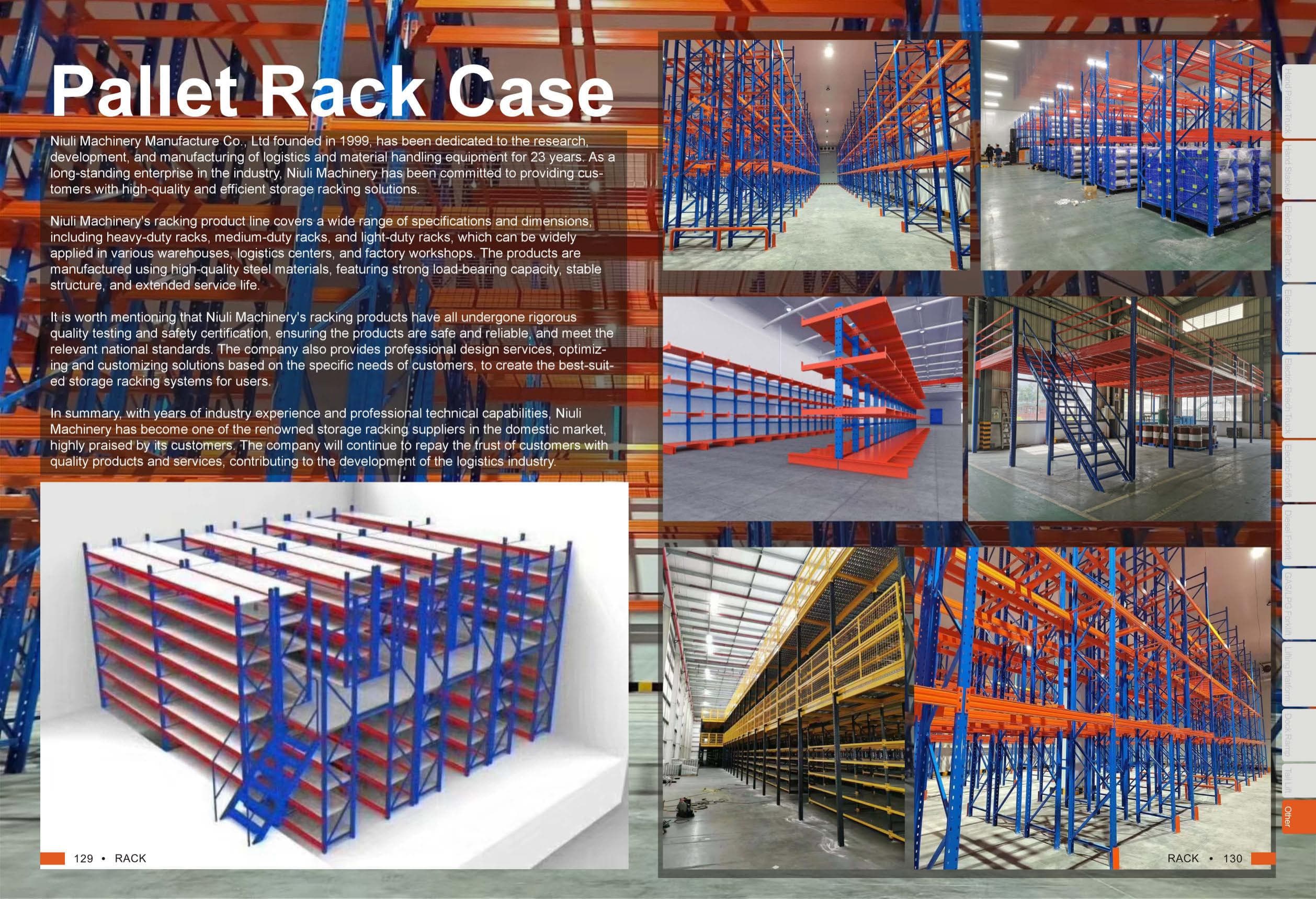 Selective Pallet Racking System
